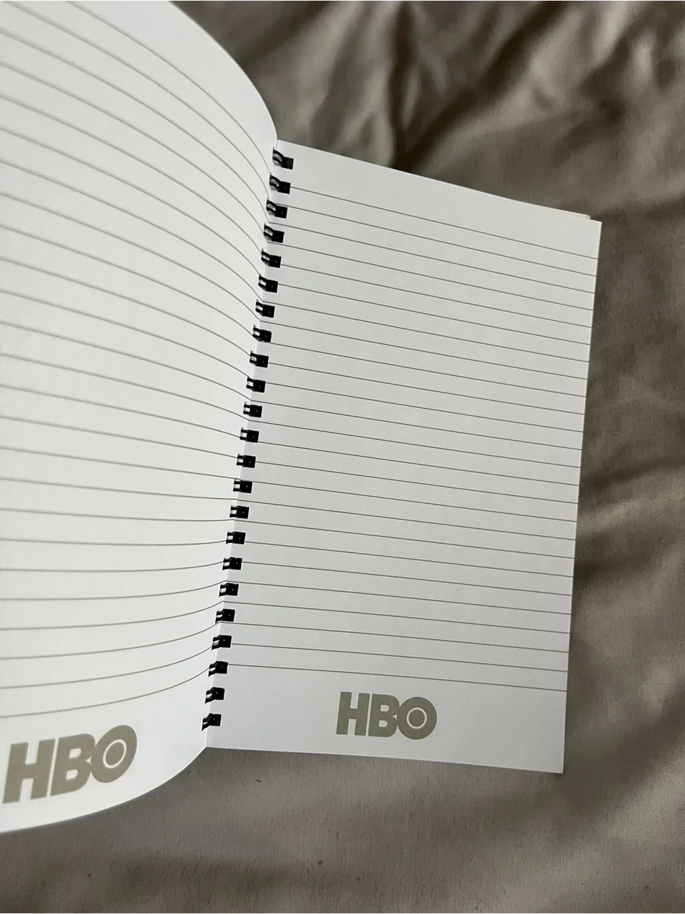 Cinemax Black Spiral Lined Notebook HBO Promo 8.5x5